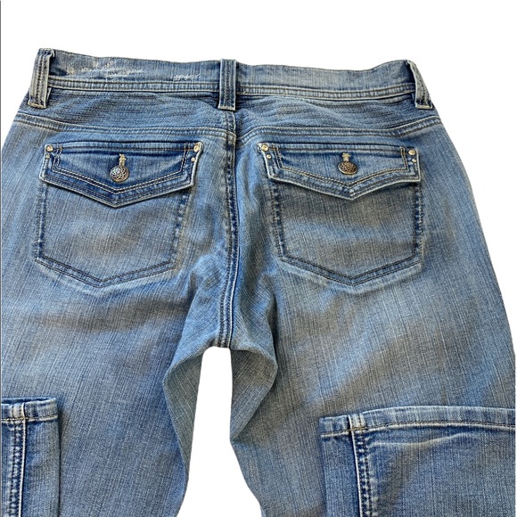 WHBM NOIR BOOT LEG JEANS 2R - Picture 7 of 11